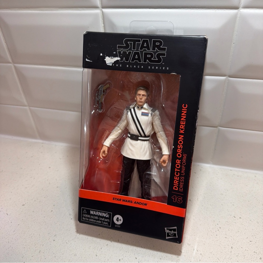 Star Wars The Black Series Director Orson Krennic Action Figure - White & Black